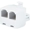 Power Gear Power Gear Telephone Duplex Adapter, RJ14, RJ11, White, 76191 76191 - alternate 2